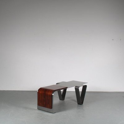 French Coffee Table in the Style of Michel Boyer, 1970-GG-1079104