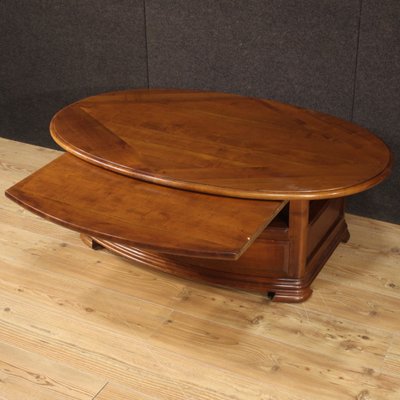 French Coffee Table in Wood, 1980-RP-2035463