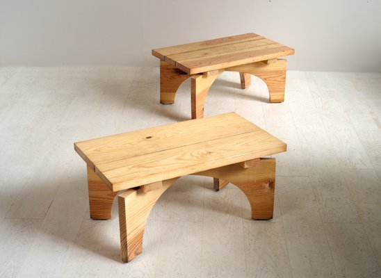 French Coffee Tables, 1950s, Set of 2-FQ-691701