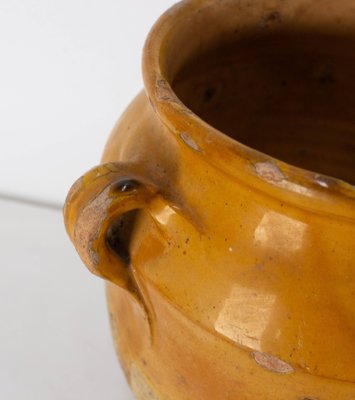 French Confit Pot in Yellow Glazed Terracotta, Late 19th Century-RIU-1752829