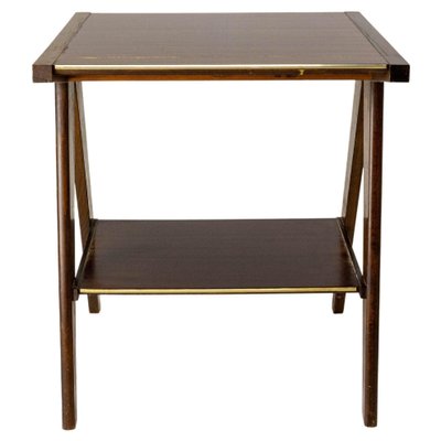 French Console Table with Compas Feet, French, 1960-RIU-1371075