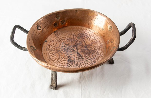 French Copper & Iron Centerpiece, 19th Century-RIU-1735614