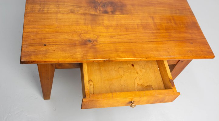 French Country Style Coffee Table with Two Drawers, 1960s-RIU-1718716