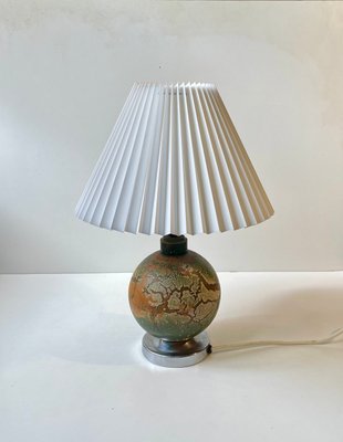 French Craquelé Table Lamp in the style of Jean Besnard, 1920s-LCR-2034999