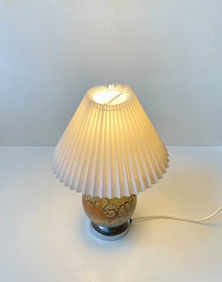 French Craquelé Table Lamp in the style of Jean Besnard, 1920s-LCR-2034999