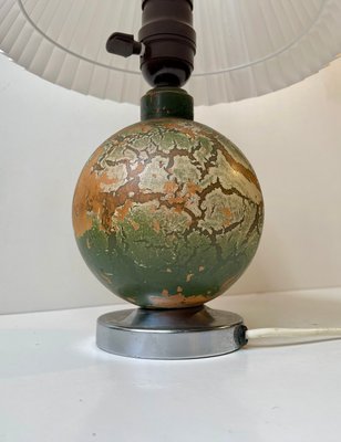 French Craquelé Table Lamp in the style of Jean Besnard, 1920s-LCR-2034999