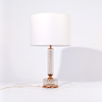 French Crystal Table Lamp, 1950s-YBI-2033950