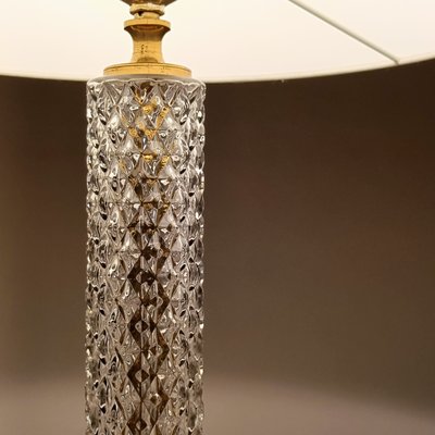 French Crystal Table Lamp, 1950s-YBI-2033950