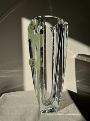 French Crystal Vase by Anatole Riecke for the Parisian Restaurant La Coupole, 1958-OL-1768243