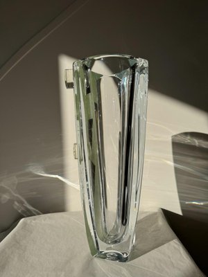 French Crystal Vase by Anatole Riecke for the Parisian Restaurant La Coupole, 1958-OL-1768243