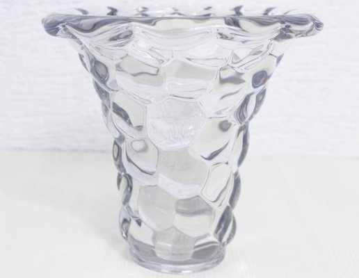 French Crystal Vase from P.D'Avesn, 1940s-BQF-874390