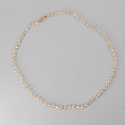 French Cultured Pearl Strand Choker Necklace, 2000s-OLU-1746684