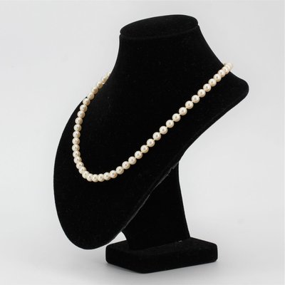 French Cultured Pearl Strand Choker Necklace, 2000s-OLU-1746684