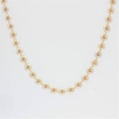 French Cultured Pearl Strand Choker Necklace, 2000s-OLU-1746684