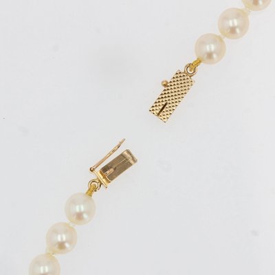 French Cultured Pearl Strand Choker Necklace, 2000s-OLU-1746684