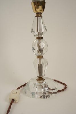 French Cut Glass Table Lamp, 1920s-BAF-1192774