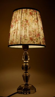 French Cut Glass Table Lamp, 1920s-BAF-1192774