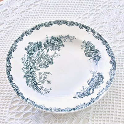 French Daisy Plates from St Amand, 1920, Set of 6-SHG-2038129