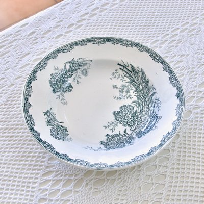 French Daisy Plates from St Amand, 1920, Set of 6-SHG-2038129