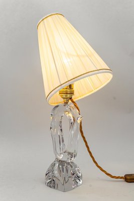 French Daum Crystal Glass Table Lamp, 1960s-SPD-1239022