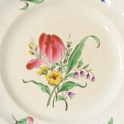 French Decorative Plates from Keller & Guerin Luneville, Set of 3-IXK-1080734