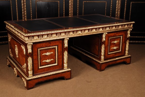 French Desk in Pine & Tulipwood-FLW-1402011