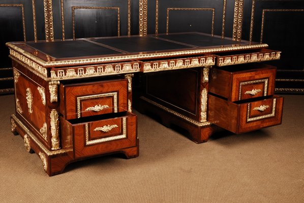 French Desk in Pine & Tulipwood-FLW-1402011