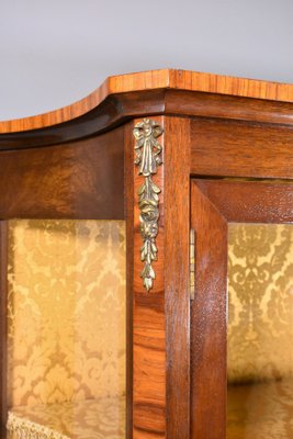 French Display Cabinet in Walnut and Sapele Mahogany, 1950s-CTD-1477143