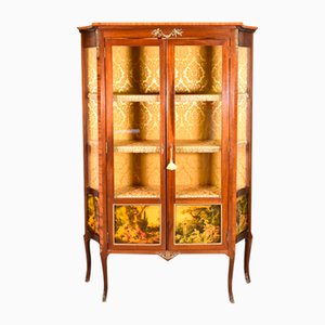 French Display Cabinet in Walnut and Sapele Mahogany, 1950s-CTD-1477143