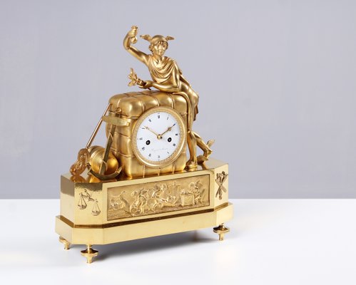 French Empire Pendule Mantel Clock, 1810s-ZLE-875820