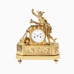 French Empire Pendule Mantel Clock, 1810s-ZLE-875820