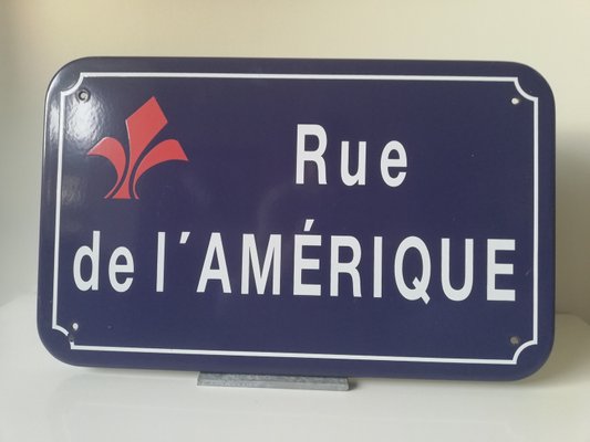 French Enamel Street Sign-YED-2028309