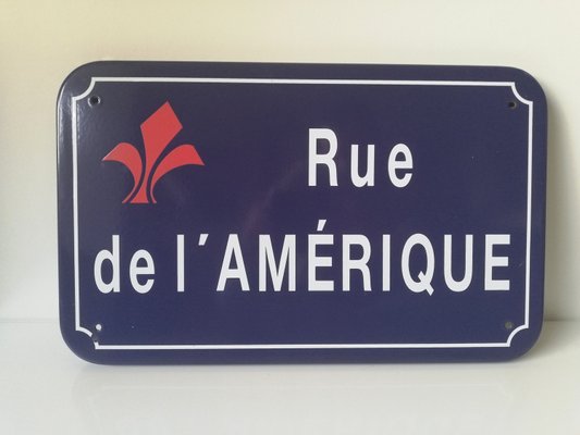 French Enamel Street Sign-YED-2028309