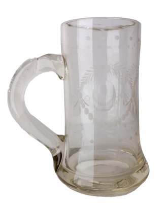 French Engraved Beer Mug, 1890s-RIU-1372245