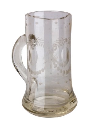 French Engraved Beer Mug, 1890s-RIU-1372245