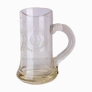 French Engraved Beer Mug, 1890s-RIU-1372245