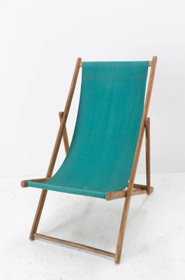 French Fabric Folding Deck Chair-RIU-1215346