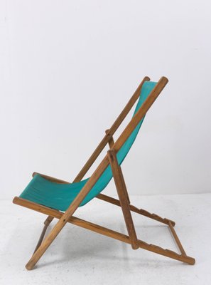 French Fabric Folding Deck Chair-RIU-1215346