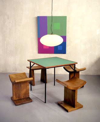 French Game Table by Jacques Adnet, 1950-FQ-1109568