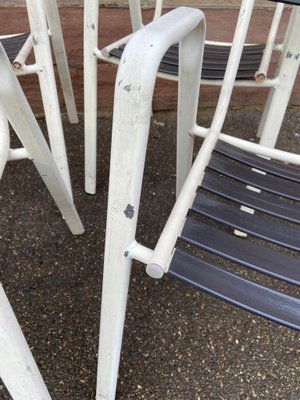 French Garden Chairs, 1970s, Set of 8-GQM-1166353