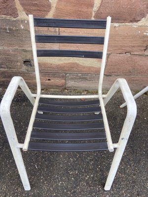 French Garden Chairs, 1970s, Set of 8-GQM-1166353