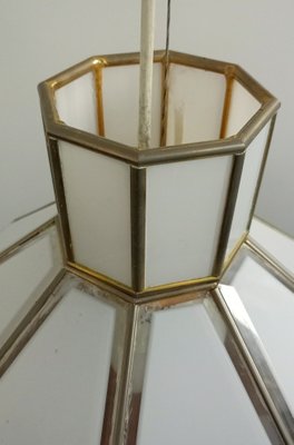 French Glass Ceiling Lamp, 1970s-GJF-1452832