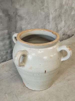 French Grepot Earthenware Plant Pot, 1930s-IFQ-2017321