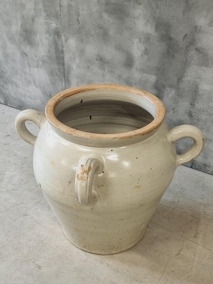 French Grepot Earthenware Plant Pot, 1930s-IFQ-2017321