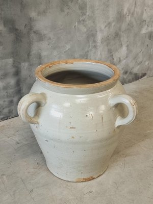 French Grepot Earthenware Plant Pot, 1930s-IFQ-2017321