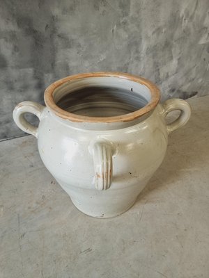 French Grepot Earthenware Plant Pot, 1930s-IFQ-2017321