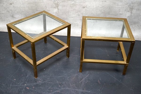 French Hollywood Regency Coffee Tables, 1970s, Set of 2-CIP-1743102