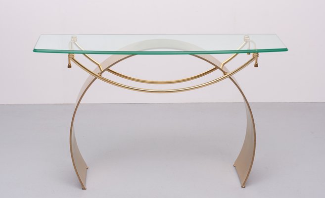 French Hollywood Regency Console Table, 1970s-GCG-1273909