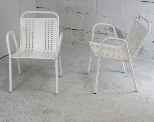 French Honeycomb Armchairs, 1950s, Set of 2-MAO-1229352