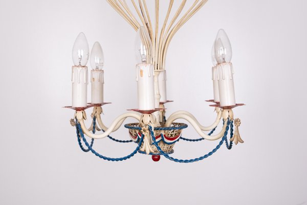 French Hot Air Balloon Chandelier, 1950s-GCG-2041807